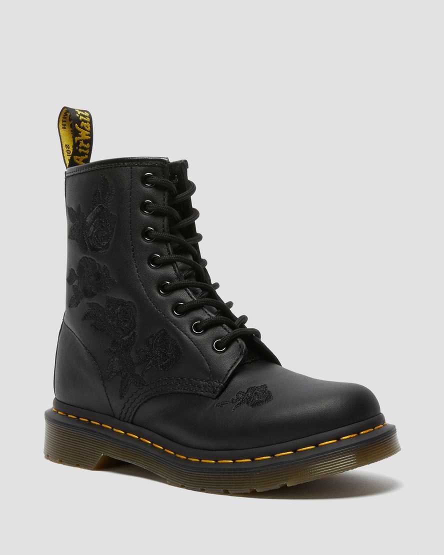 Dr. Martens 1460 Vonda Mono Floral Original Støvler Dame Svart [9874CHOFV]